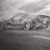 Corvette Car drawing for sale